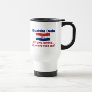 Good Lkg Croatian Deda (Grandpa) Travel Mug