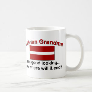 Good Lkg Latvian Grandma Coffee Mug