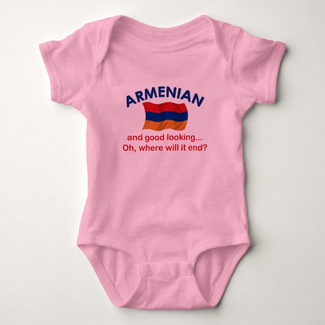 Good Looking Armenian Infant Creeper (Front)