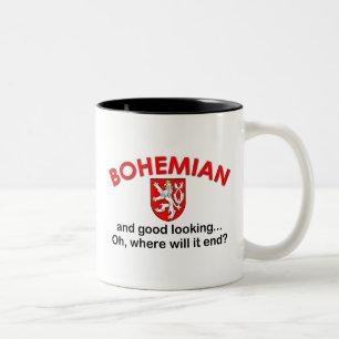 Good Looking Bohemian Two-Tone Coffee Mug