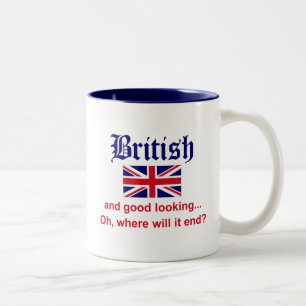 Good Looking British Two-Tone Coffee Mug