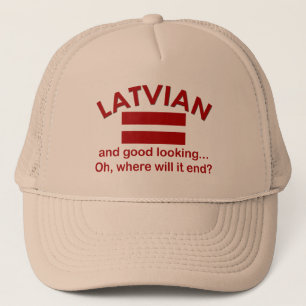 Good Looking Latvian Trucker Hat