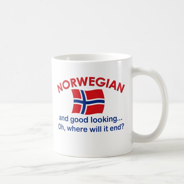 Good Looking Norwegian Coffee Mug (Right)