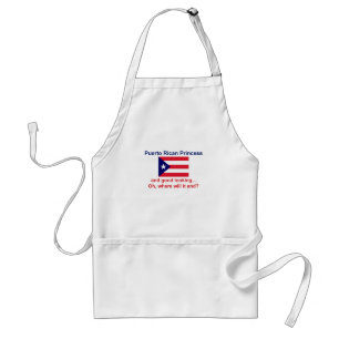 Good Looking Puerto Rican Princess Standard Apron