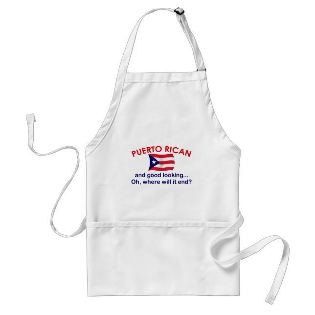 Good Looking Puerto Rican Standard Apron (Front)