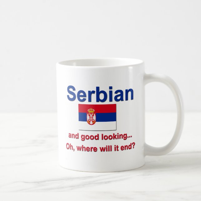 Good Looking Serbian Coffee Mug (Right)