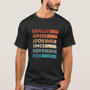 Good Looking Since November 1954 Retro Vintage Bir T-Shirt