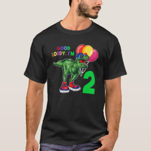 Good Lordy I'm 2 2nd Birthday Boy's Birthday T-Shirt
