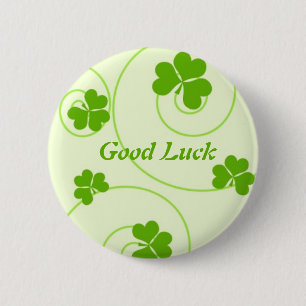 Good Luck 6 Cm Round Badge