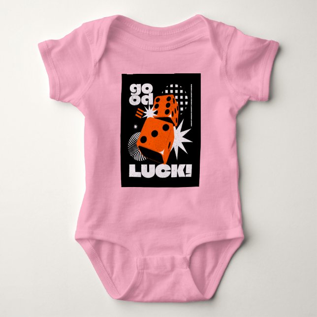Good luck  baby bodysuit (Front)