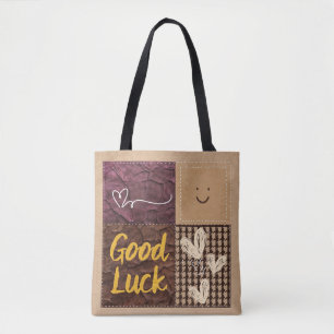 Good Luck Brown Tote Bag