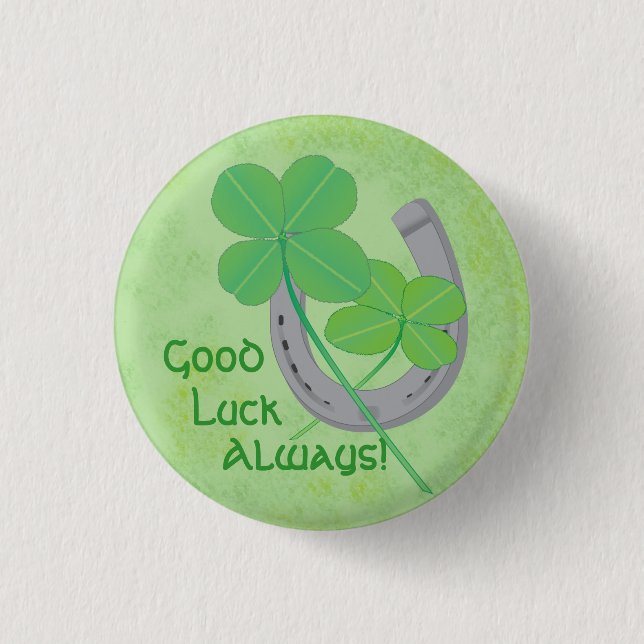 Good Luck Button (Front)