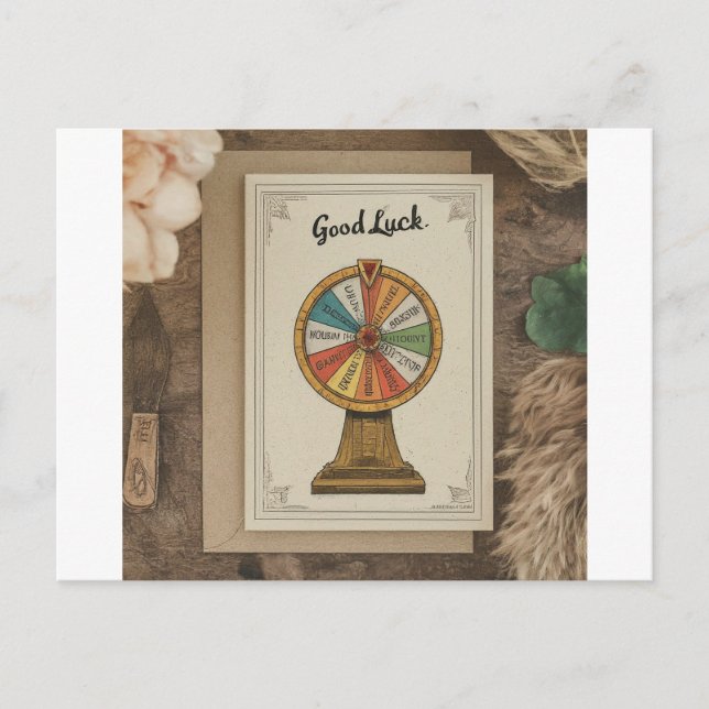 Good Luck Card (Front)