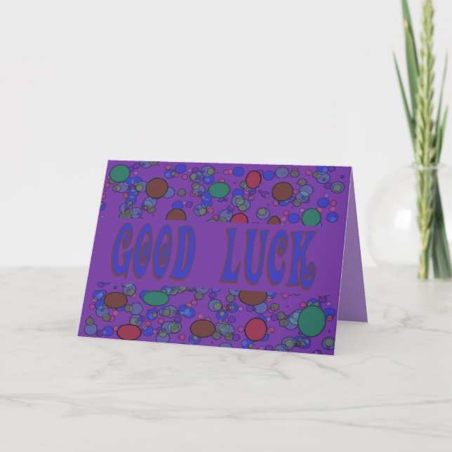Good Luck Card (Front)