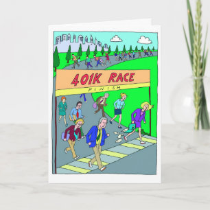 Good Luck Card for Marathon Runner - 401K Race