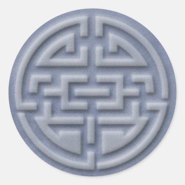 good luck - classic round sticker (Front)