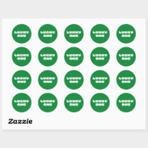Good Luck Classic Round Sticker