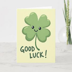 Good Luck Clover Card For Friend