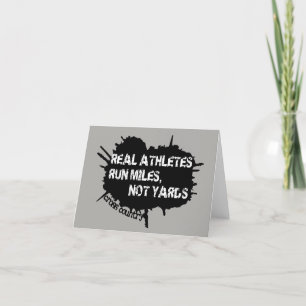 Good Luck Cross Country Runner Card