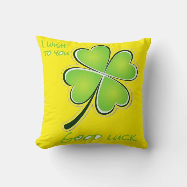 good luck cushion (Front)
