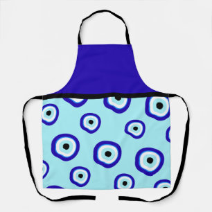 Good Luck Evil Eye Abstract Pattern // Apron