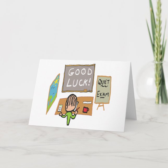 Good Luck Exams Card (Front)