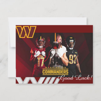 Good luck for Washington Commanders Postcard