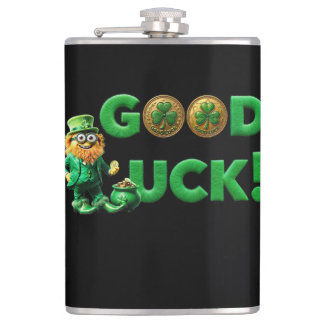 Good Luck Hip Flask