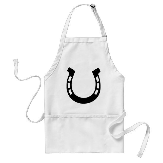 good luck horseshoe standard apron (Front)