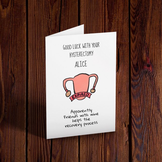 Good Luck Hysterectomy Recovery Card (Creator Uploaded)