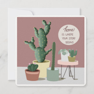 Good luck in your new home thank you card