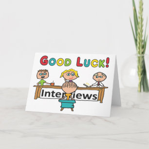 Good Luck Interview Card