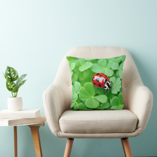 Good Luck Ladybug  Cushion