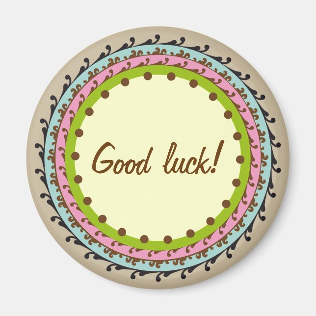 Good Luck magnet (Front)