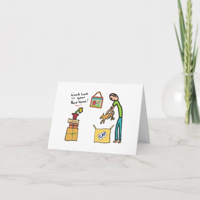 Good Luck New Home Card (Front)