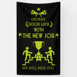 Good Luck New Job Banner