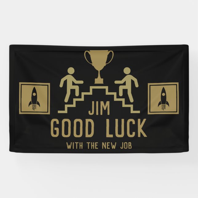 Good Luck New Job Banner (Horizontal)