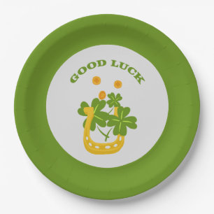 Good Luck Paper Plate