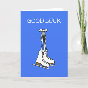 Good Luck skating performance. Card