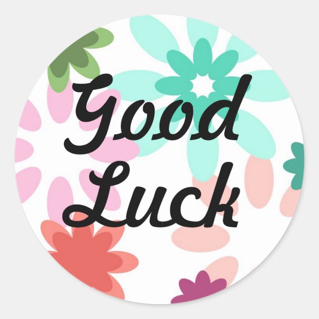 Good Luck sticker (Front)