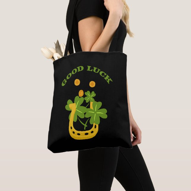 Good Luck Tote Bag (Close Up)