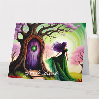 Good Luck wish card happiness, success inspiration