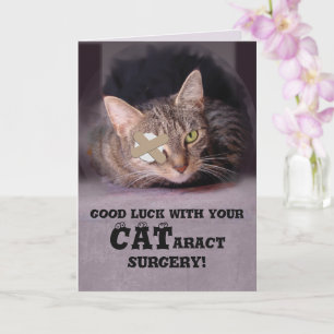Good Luck with your CATaract Surgery Card