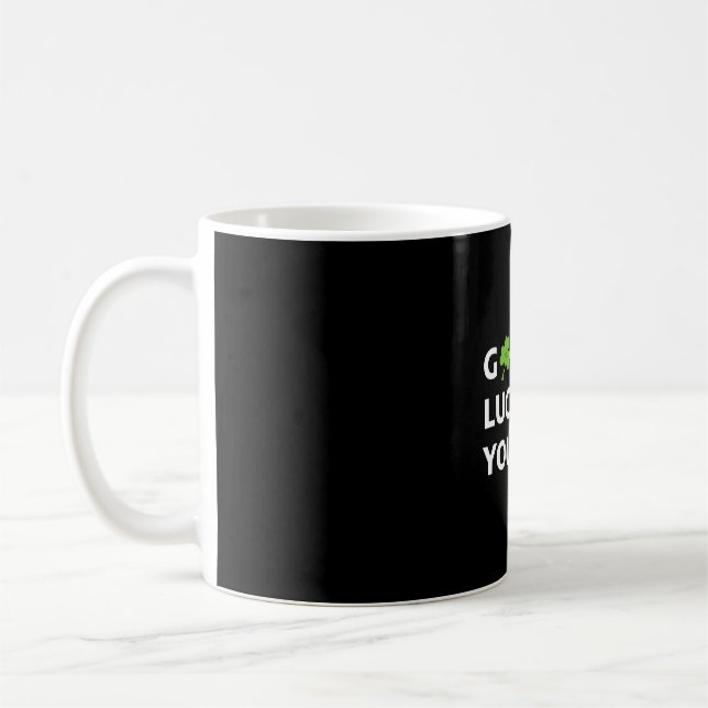 Good Luck Yourself St Patrick Day Coffee Mug (Left)