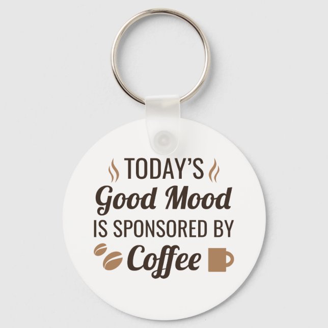 Good Mood Coffee Key Ring (Front)