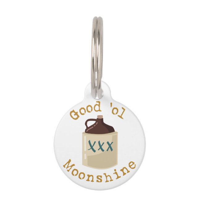 Good Moonshine Pet Tag (Front)