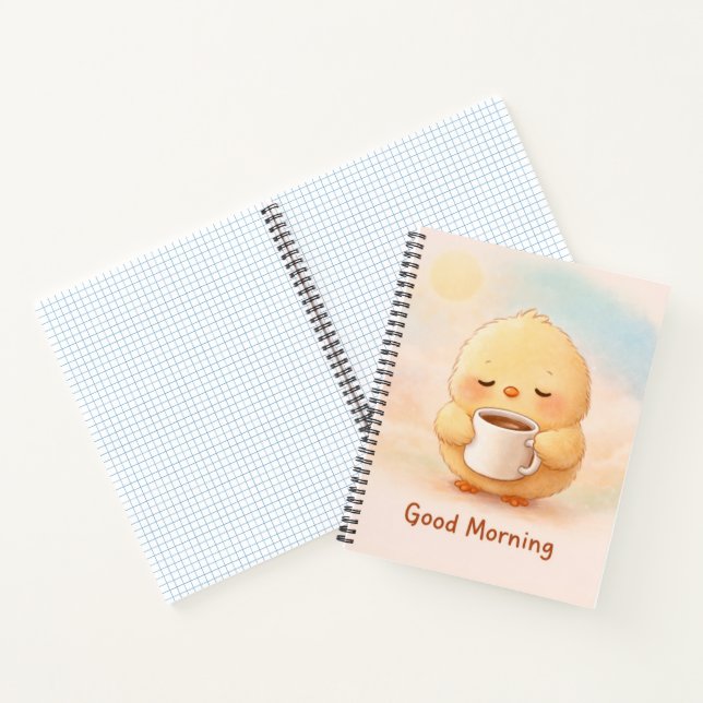 Good Morning Alma Chick Cute Journal Notebook (Inside)