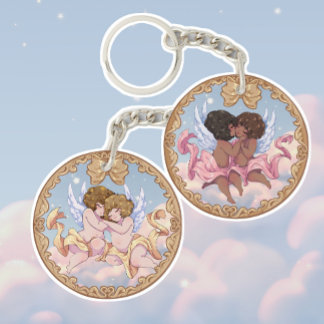 Good Morning Angels Acrylic Keychain