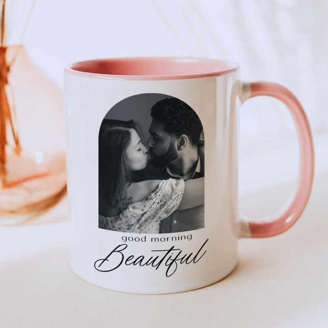 Good Morning Beautiful Custom Wife Note  Mug (Creator Uploaded)