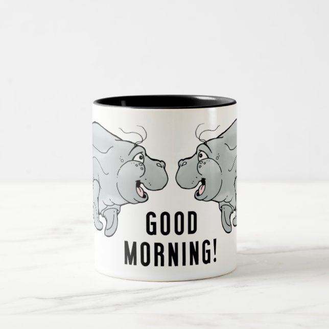 Good Morning Buddy Manatee Coffee Mug (Center)